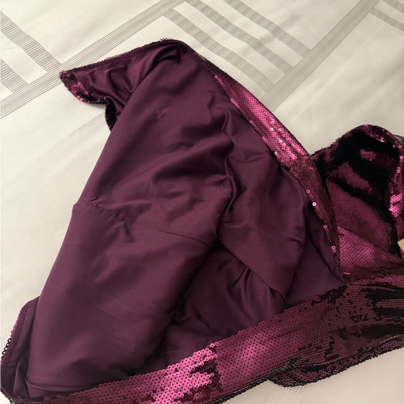 Meshki Shimmering Sequin Maxi Dress in Purple - Picture 7 of 10